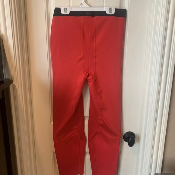 Nike NBA Pro Hyperstrong Padded Tights Pants 3/4 Red Player Issued XL-T Rockets - Picture 3 of 6